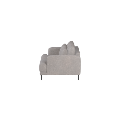 Canapé 2 places Valen — Assise profonde avec coussins surdimensionnés
