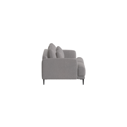 Canapé 2 places Valen — Assise profonde avec coussins surdimensionnés