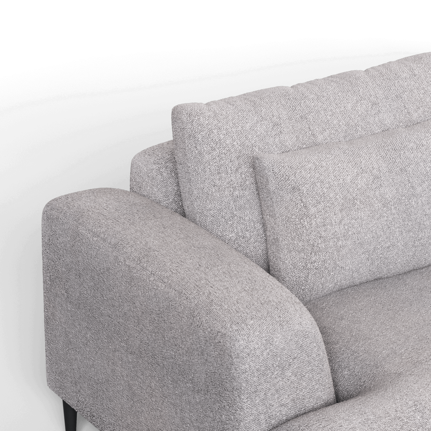 Canapé 2 places Valen — Assise profonde avec coussins surdimensionnés