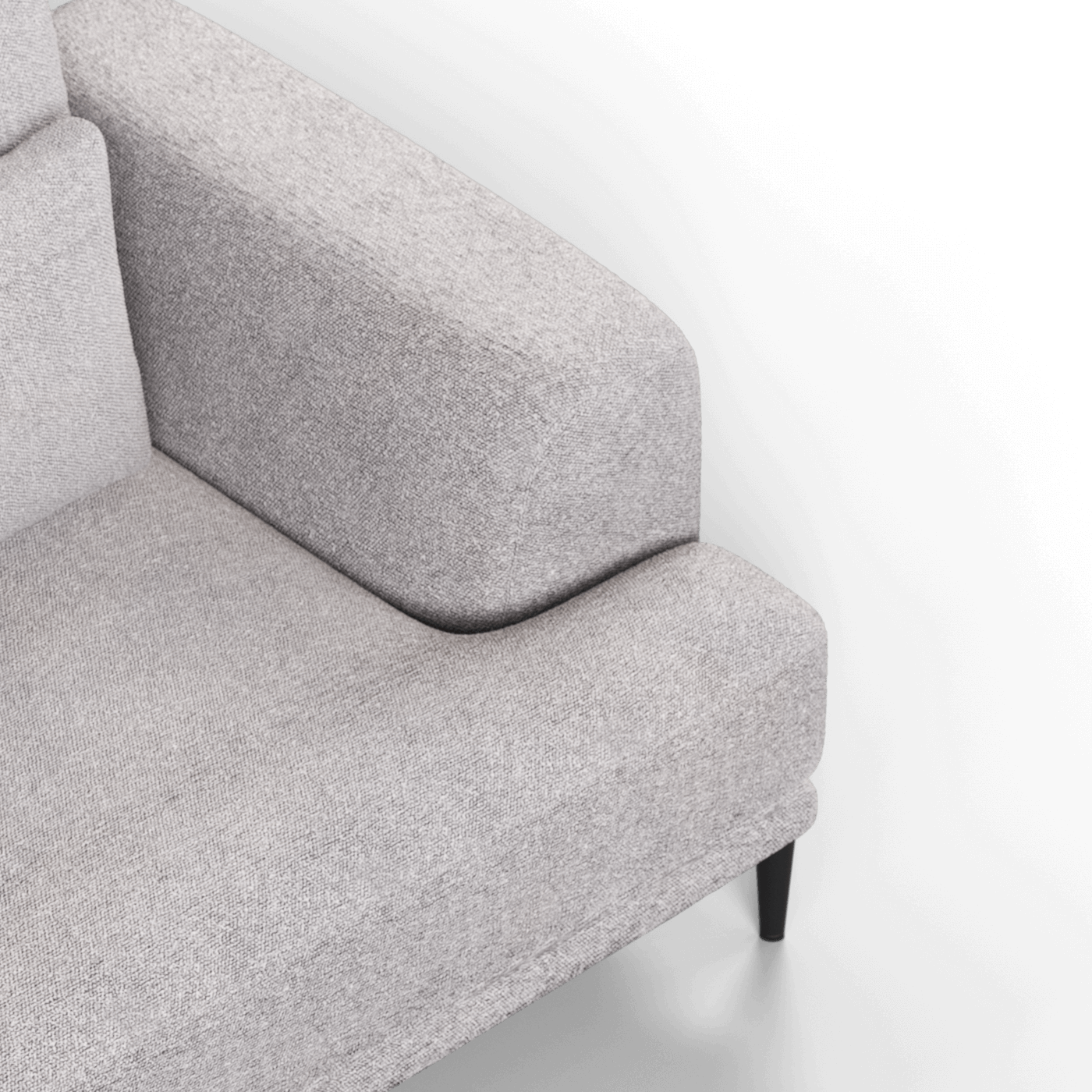 Canapé 2 places Valen — Assise profonde avec coussins surdimensionnés