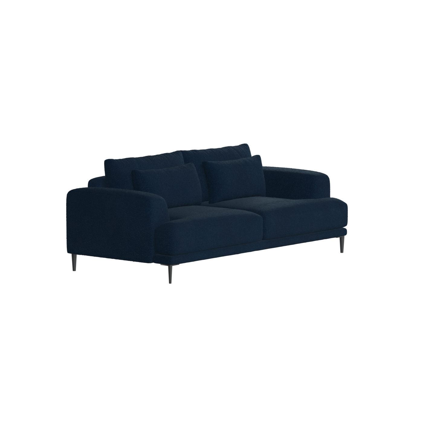 Valen 2 Seater Sofa — Deep Seating with Oversized Cushions