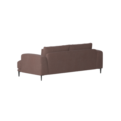Canapé 2 places Valen — Assise profonde avec coussins surdimensionnés
