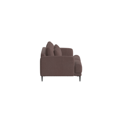 Canapé 2 places Valen — Assise profonde avec coussins surdimensionnés