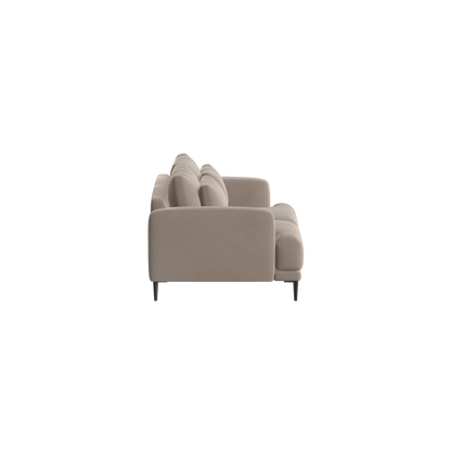 Canapé 2 places Valen — Assise profonde avec coussins surdimensionnés