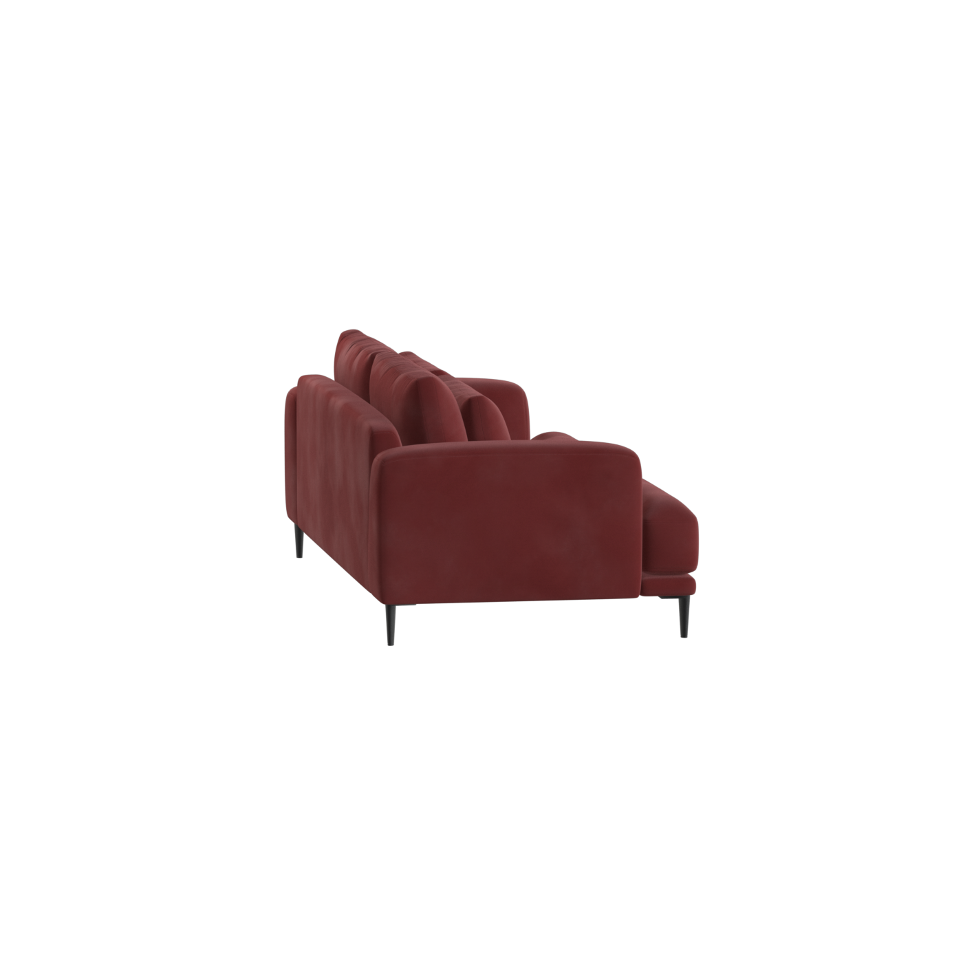 Canapé 2 places Valen — Assise profonde avec coussins surdimensionnés