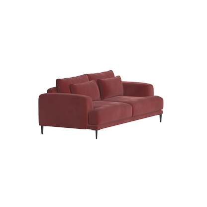 Canapé 2 places Valen — Assise profonde avec coussins surdimensionnés