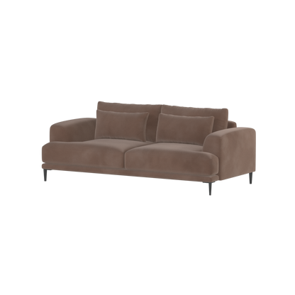 Valen 2 Seater Sofa — Deep Seating with Oversized Cushions