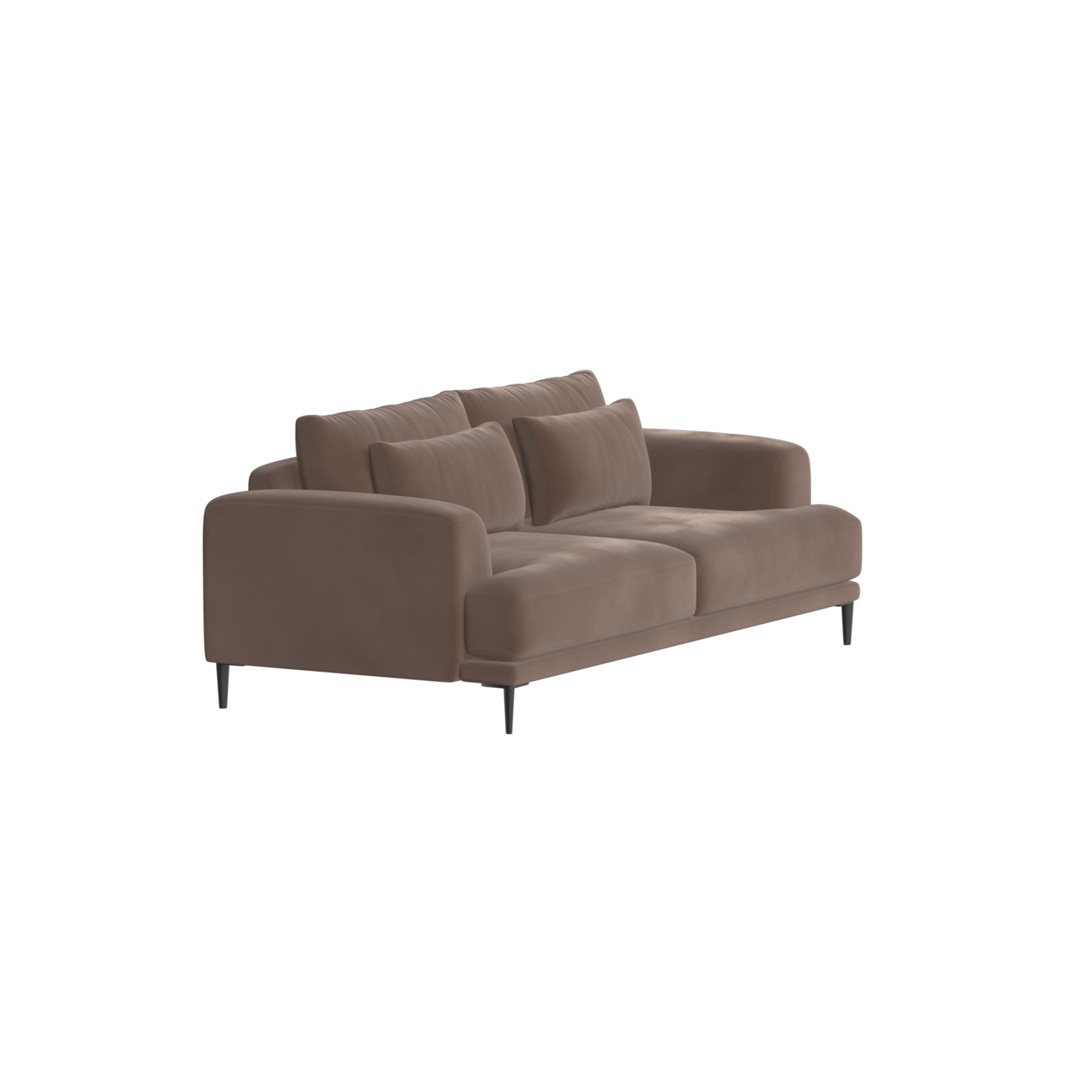 Valen 2 Seater Sofa — Deep Seating with Oversized Cushions