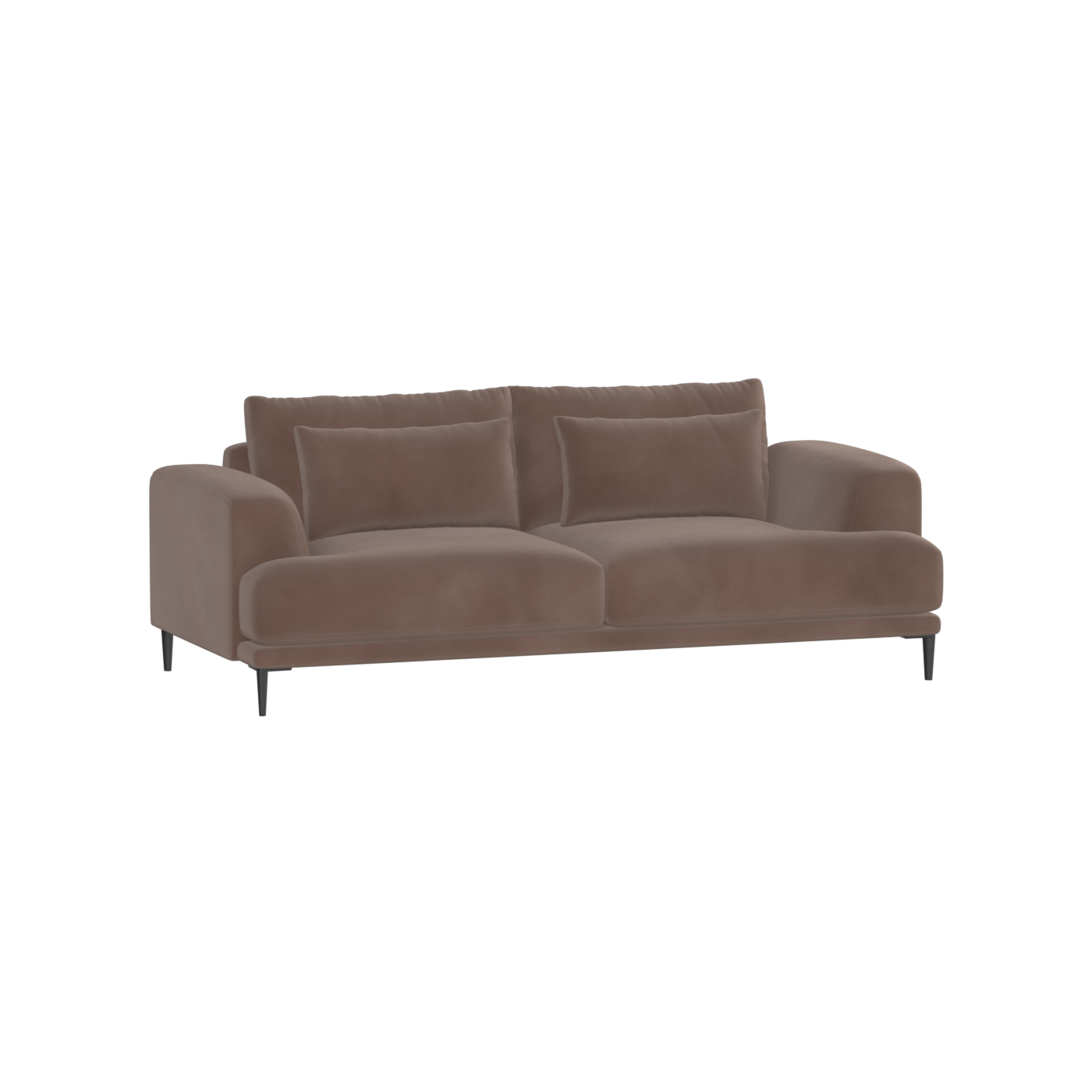 Valen 2 Seater Sofa — Deep Seating with Oversized Cushions