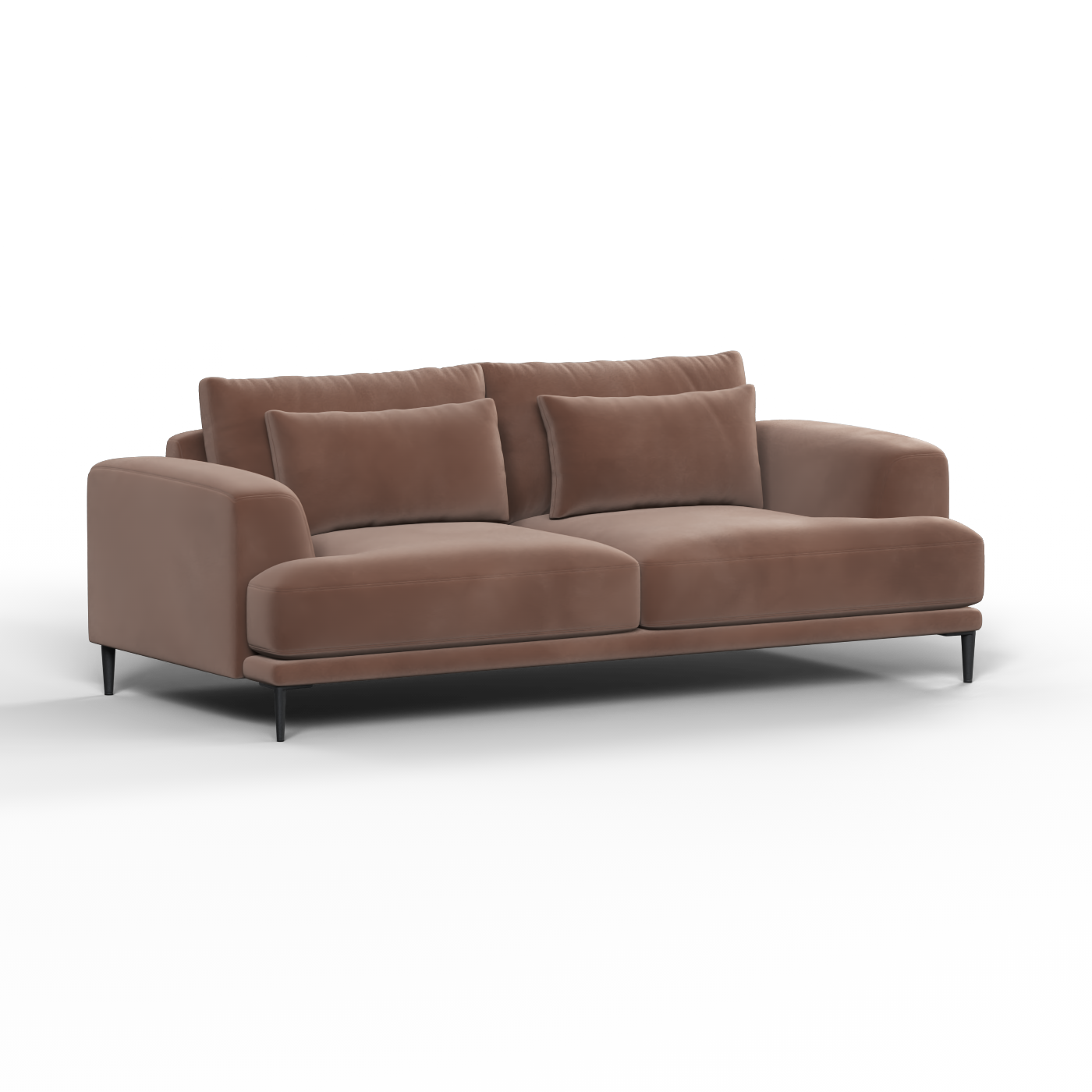 Valen 2 Seater Sofa — Deep Seating with Oversized Cushions