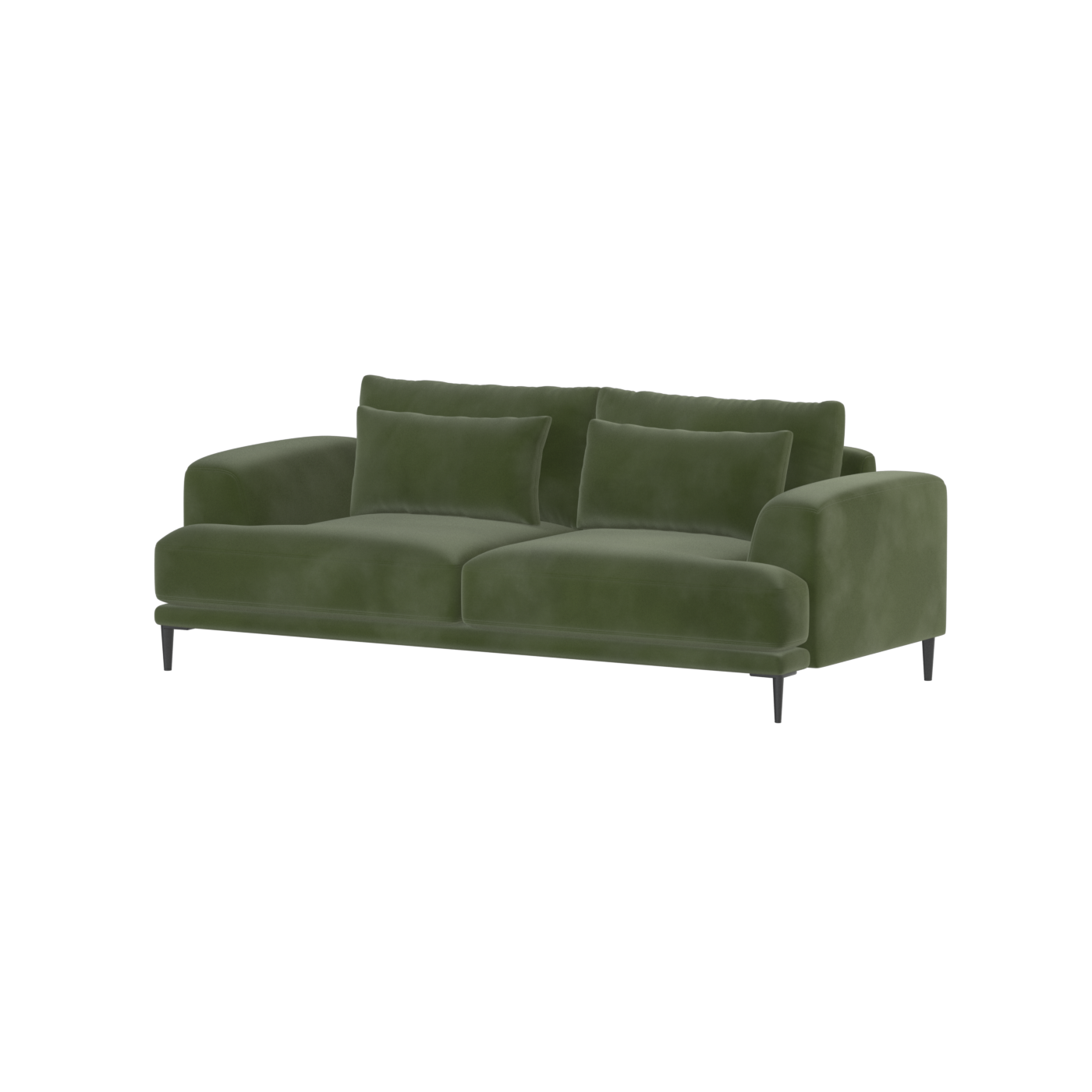 Valen 2 Seater Sofa — Deep Seating with Oversized Cushions