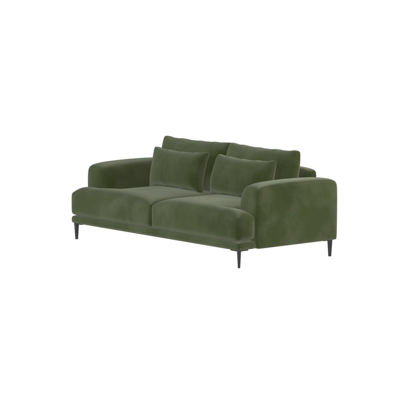 Valen 2 Seater Sofa — Deep Seating with Oversized Cushions