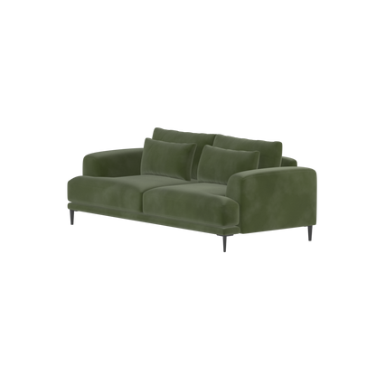 Valen 2 Seater Sofa — Deep Seating with Oversized Cushions