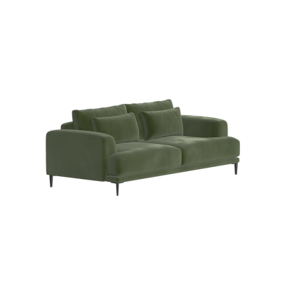 Valen 2 Seater Sofa — Deep Seating with Oversized Cushions
