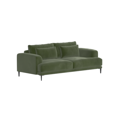 Valen 2 Seater Sofa — Deep Seating with Oversized Cushions