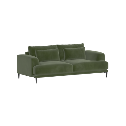 Valen 2 Seater Sofa — Deep Seating with Oversized Cushions