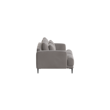 Canapé 2 places Valen — Assise profonde avec coussins surdimensionnés