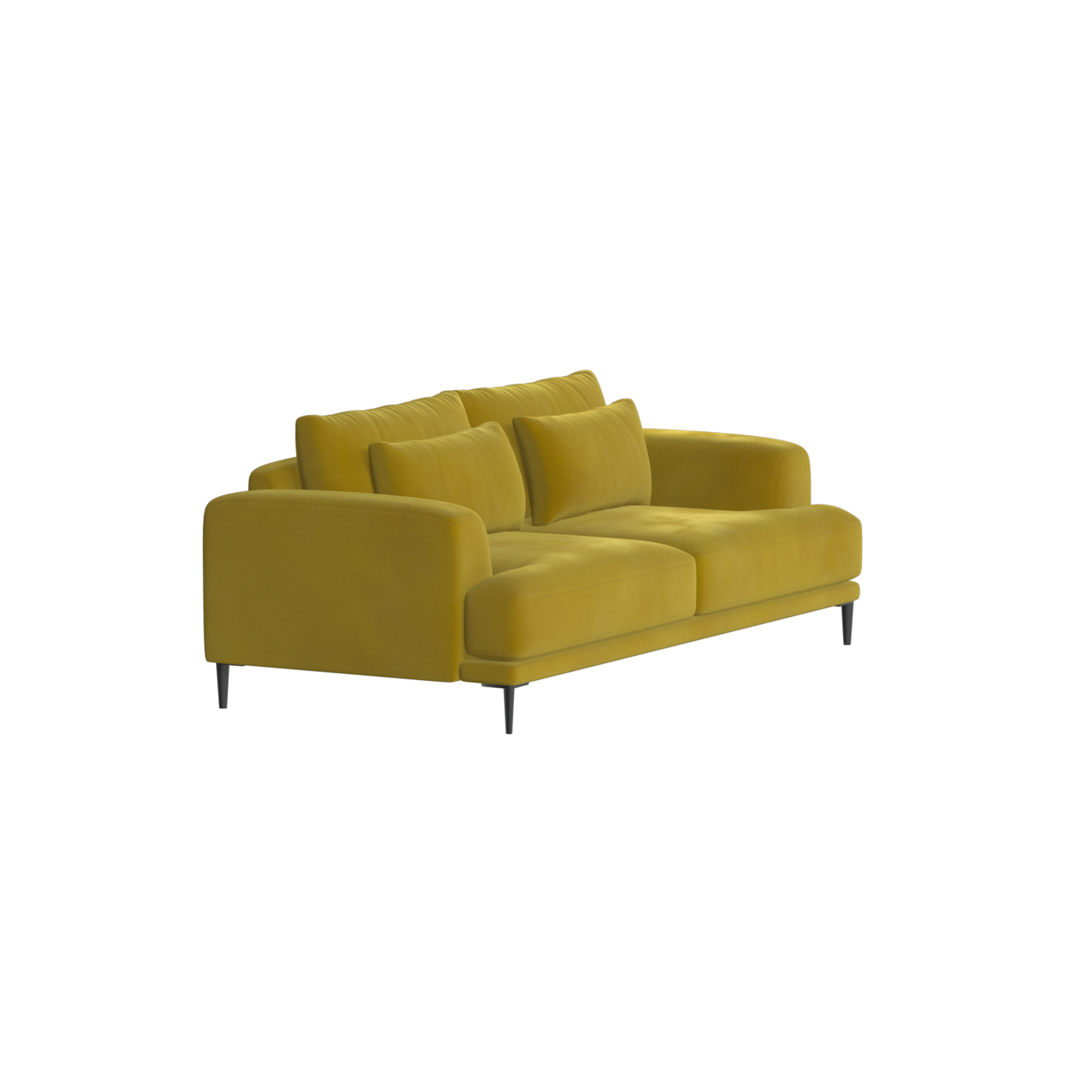 Valen 2 Seater Sofa — Deep Seating with Oversized Cushions