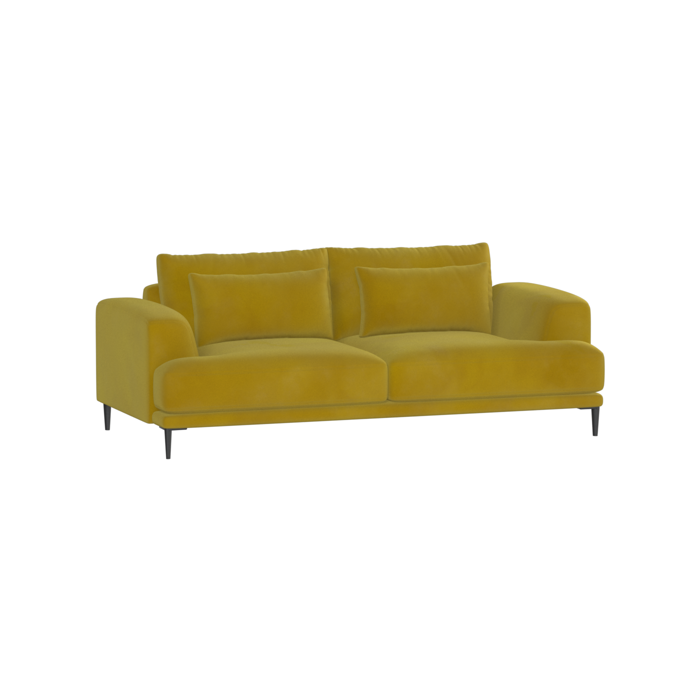 Valen 2 Seater Sofa — Deep Seating with Oversized Cushions