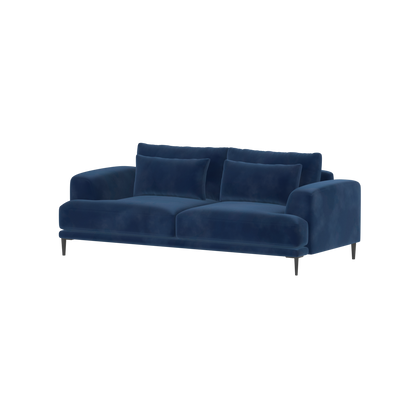Valen 2 Seater Sofa — Deep Seating with Oversized Cushions