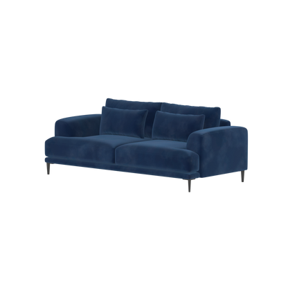 Valen 2 Seater Sofa — Deep Seating with Oversized Cushions