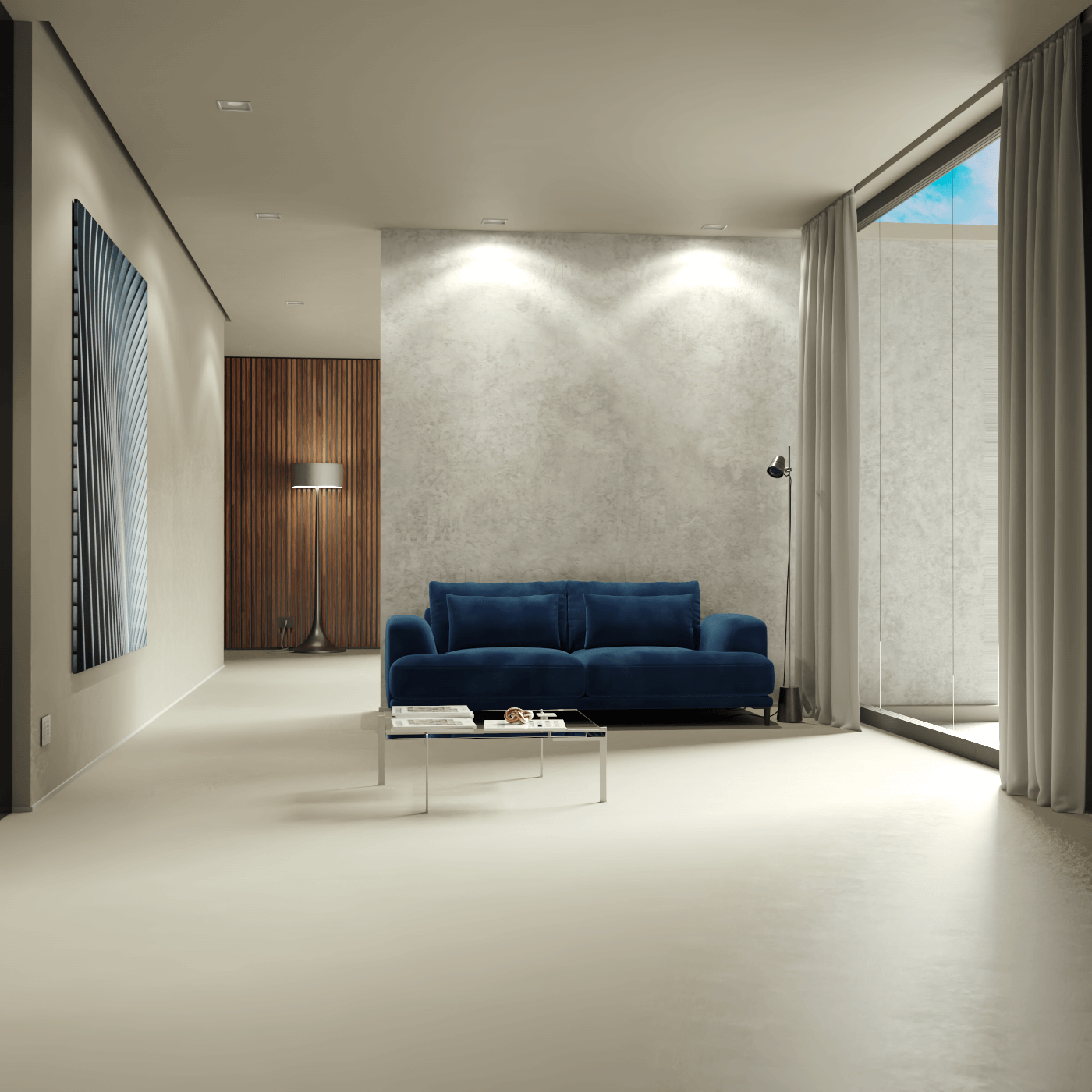 Valen 2 Seater Sofa — Deep Seating with Oversized Cushions