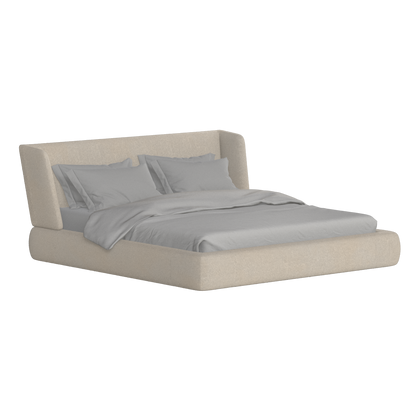 Valentina bed in Boucle Baloo Fabric