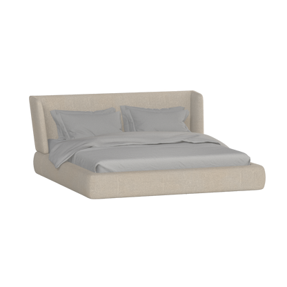 Valentina bed in Boucle Baloo Fabric