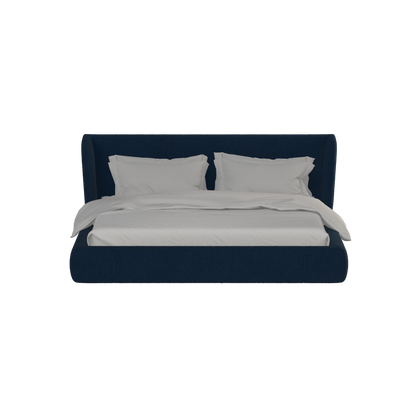 Valentina bed in Boucle Baloo Fabric