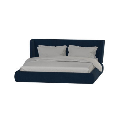 Valentina bed in Boucle Baloo Fabric