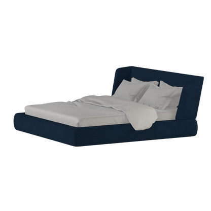 Valentina bed in Boucle Baloo Fabric