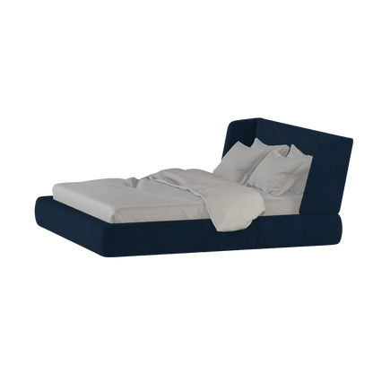Valentina bed in Boucle Baloo Fabric