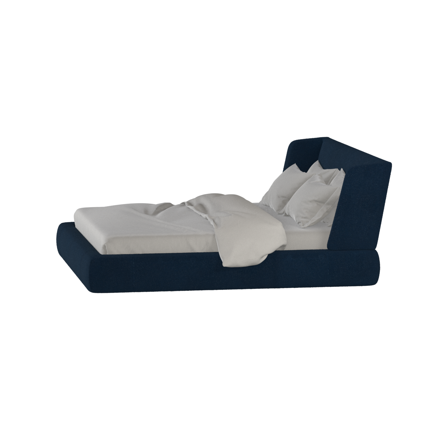Valentina bed in Boucle Baloo Fabric