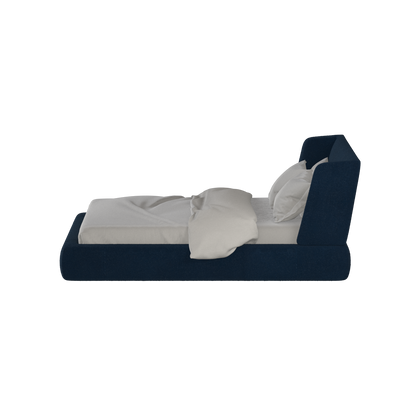 Valentina bed in Boucle Baloo Fabric