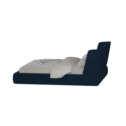 Valentina bed in Boucle Baloo Fabric