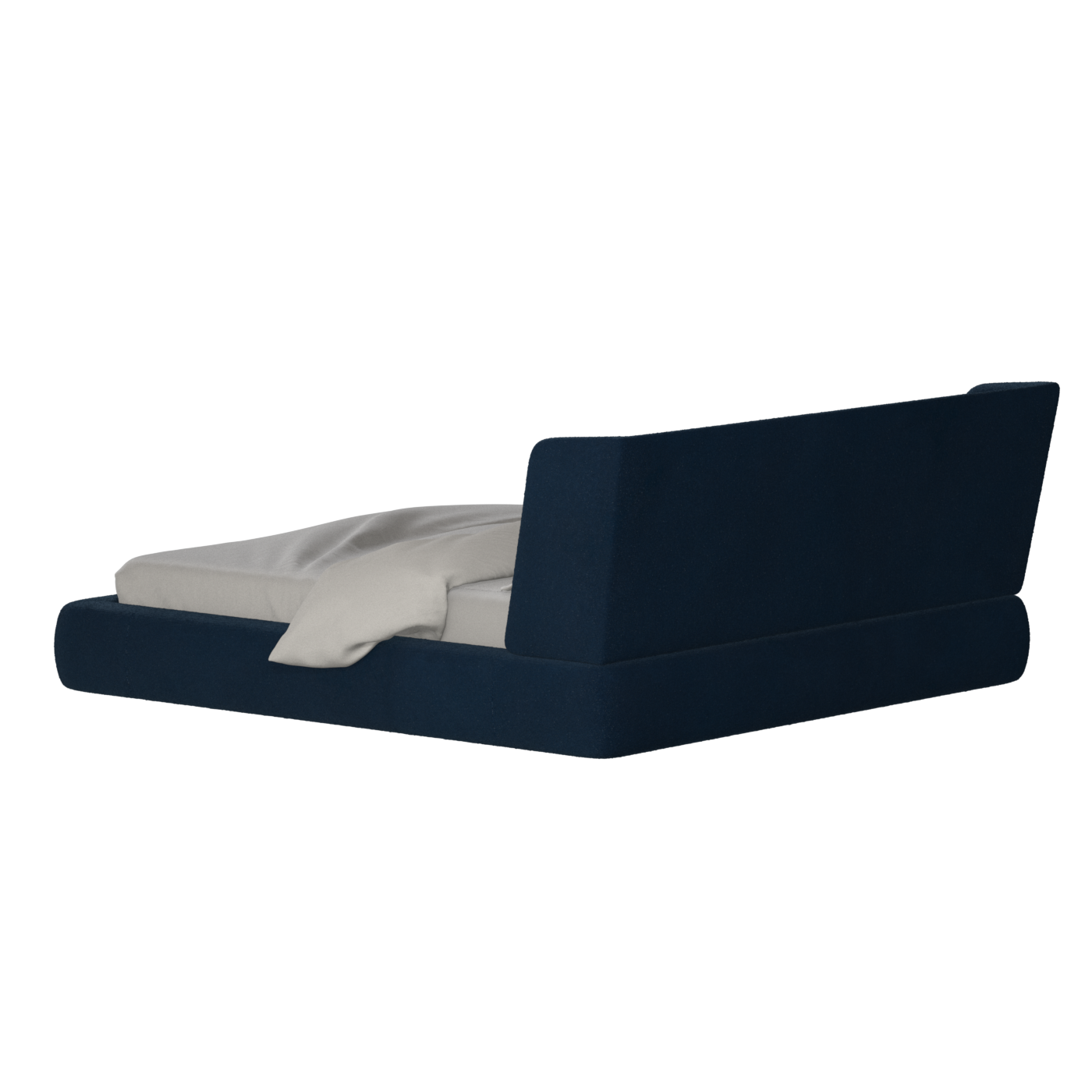 Valentina bed in Boucle Baloo Fabric
