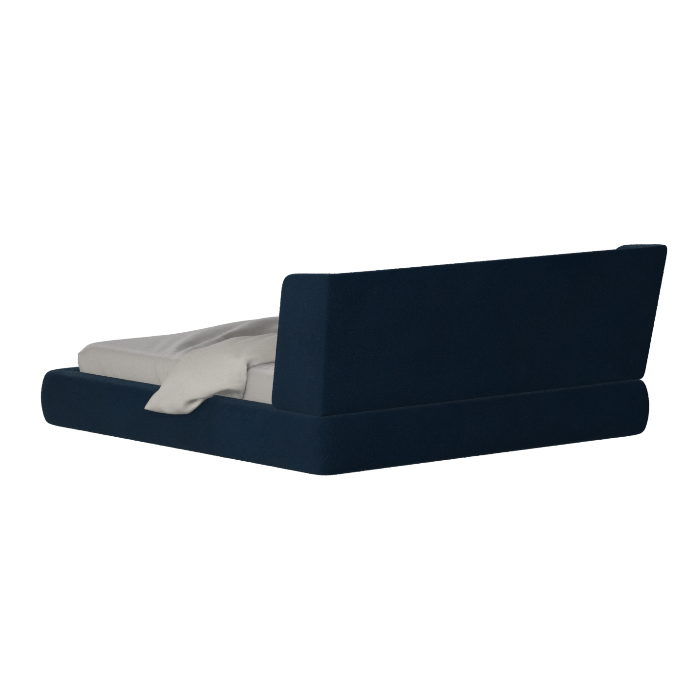 Valentina bed in Boucle Baloo Fabric