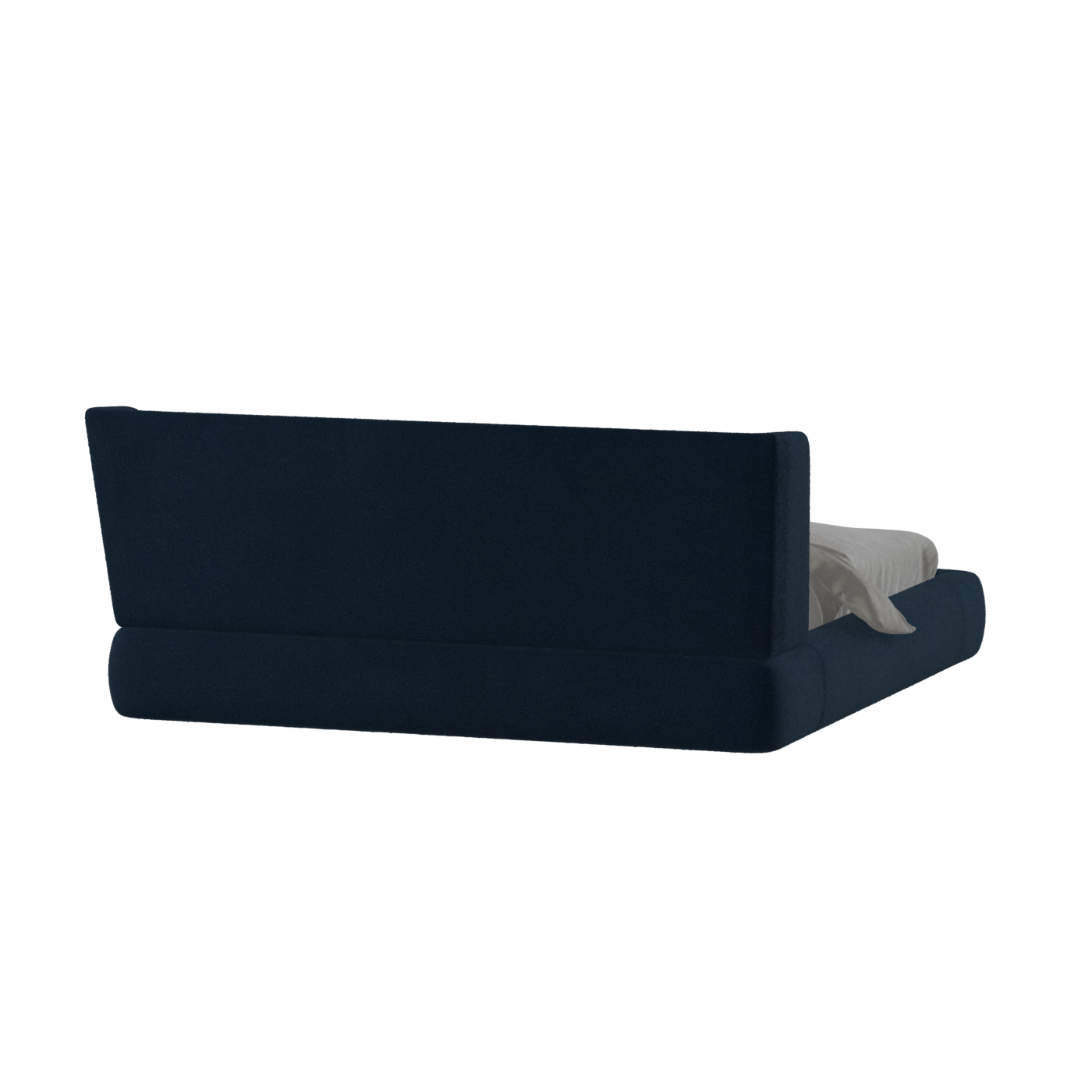Valentina bed in Boucle Baloo Fabric