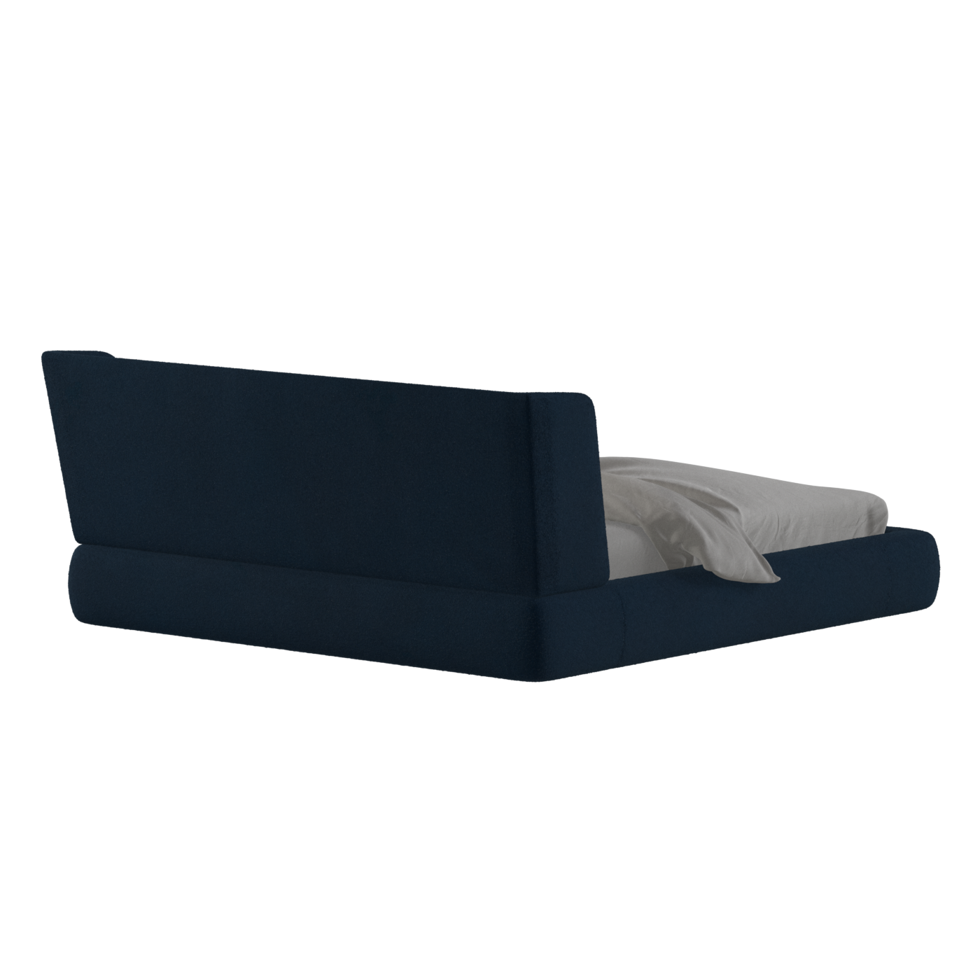 Valentina bed in Boucle Baloo Fabric