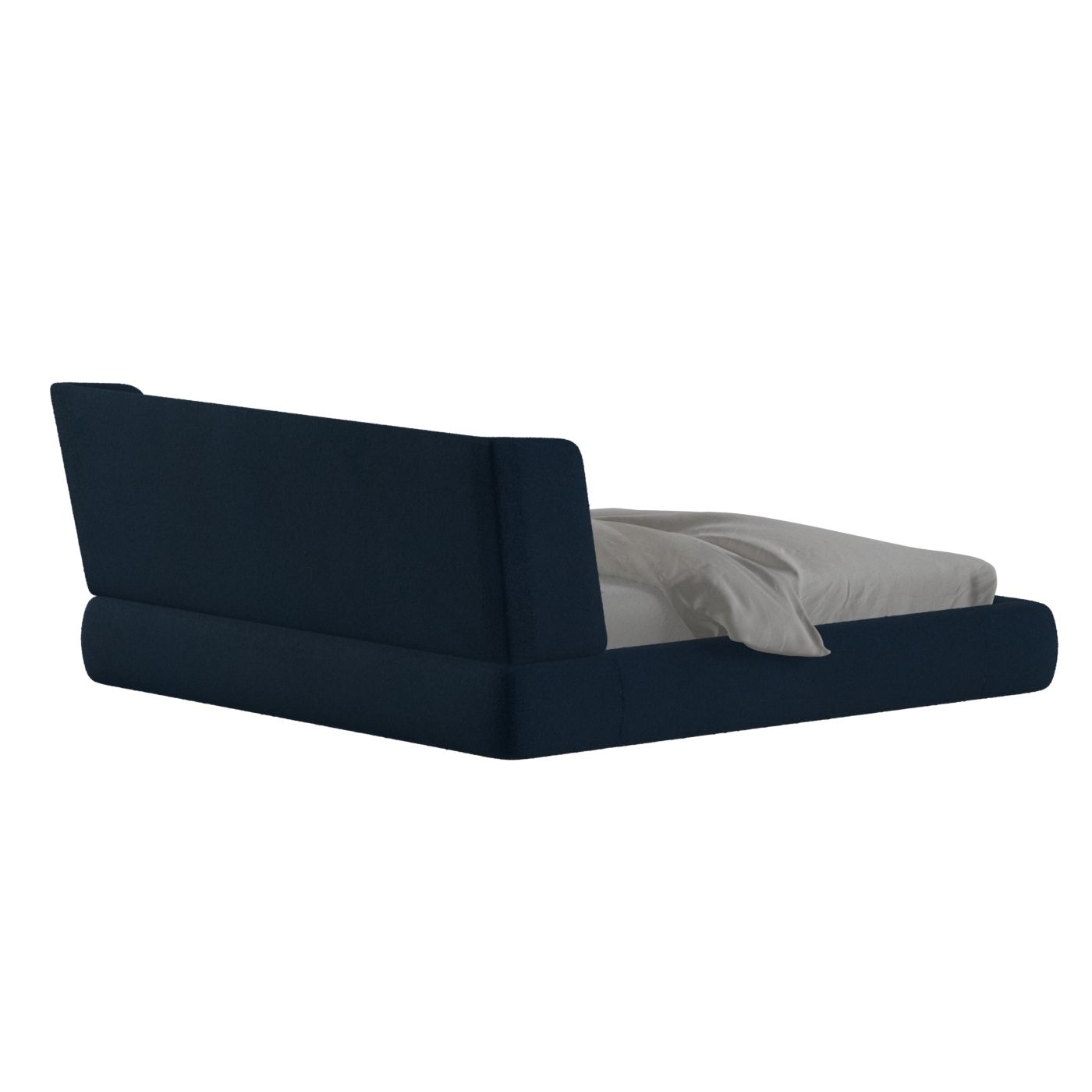 Valentina bed in Boucle Baloo Fabric