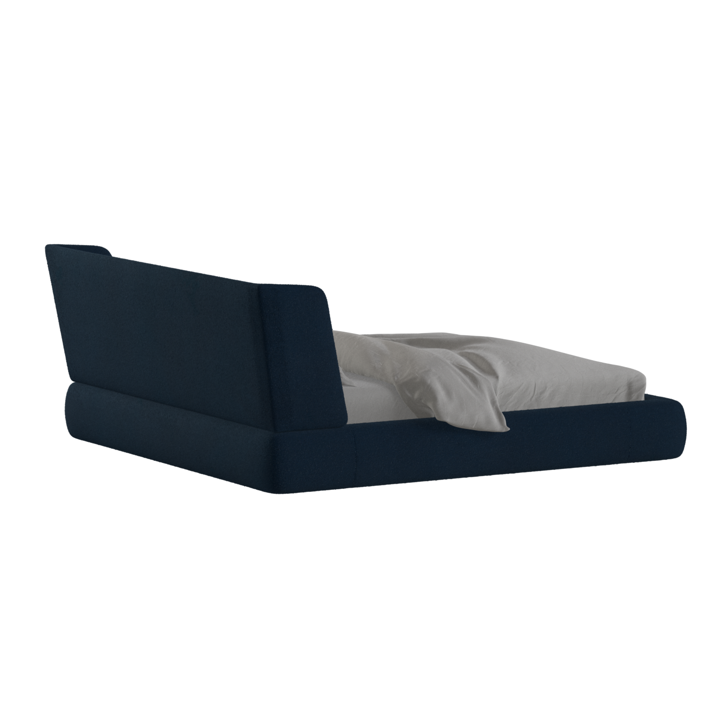 Valentina bed in Boucle Baloo Fabric