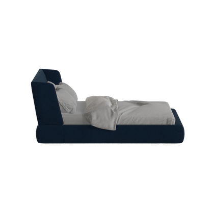 Valentina bed in Boucle Baloo Fabric