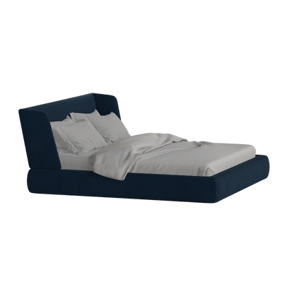 Valentina bed in Boucle Baloo Fabric
