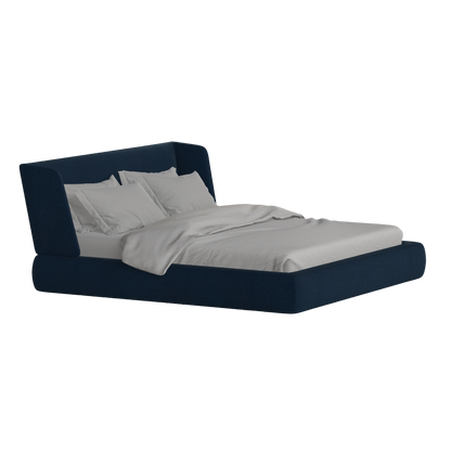 Valentina bed in Boucle Baloo Fabric
