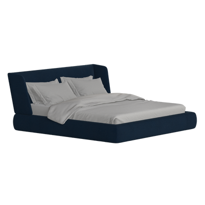 Valentina bed in Boucle Baloo Fabric