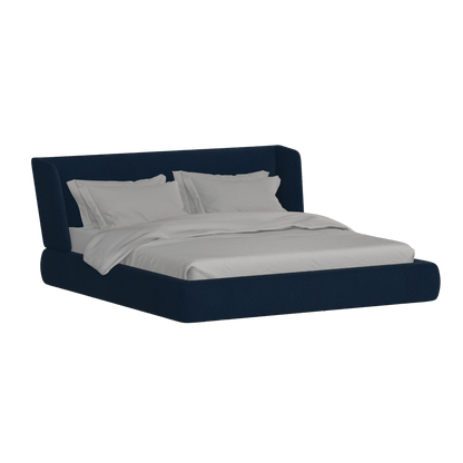 Valentina bed in Boucle Baloo Fabric