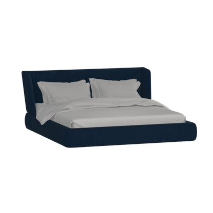 Valentina bed in Boucle Baloo Fabric