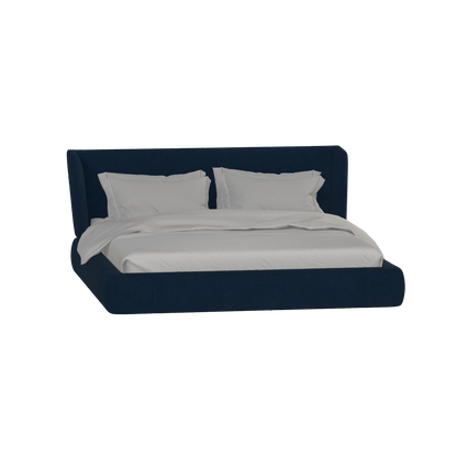 Valentina bed in Boucle Baloo Fabric