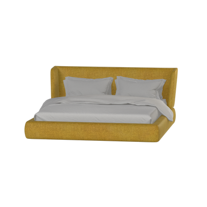 Valentina bed in Boucle Hevia Fabric