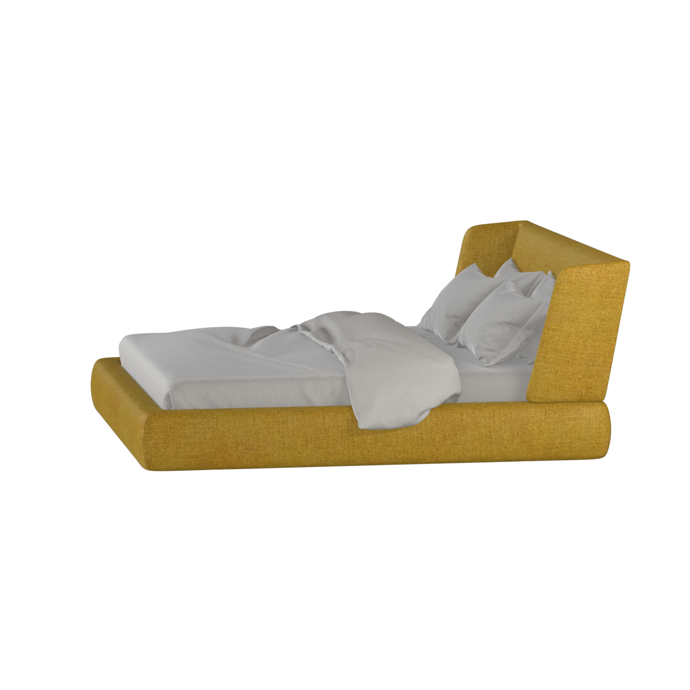 Valentina bed in Boucle Hevia Fabric